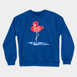 Pink Flamingo Crewneck Sweatshirt